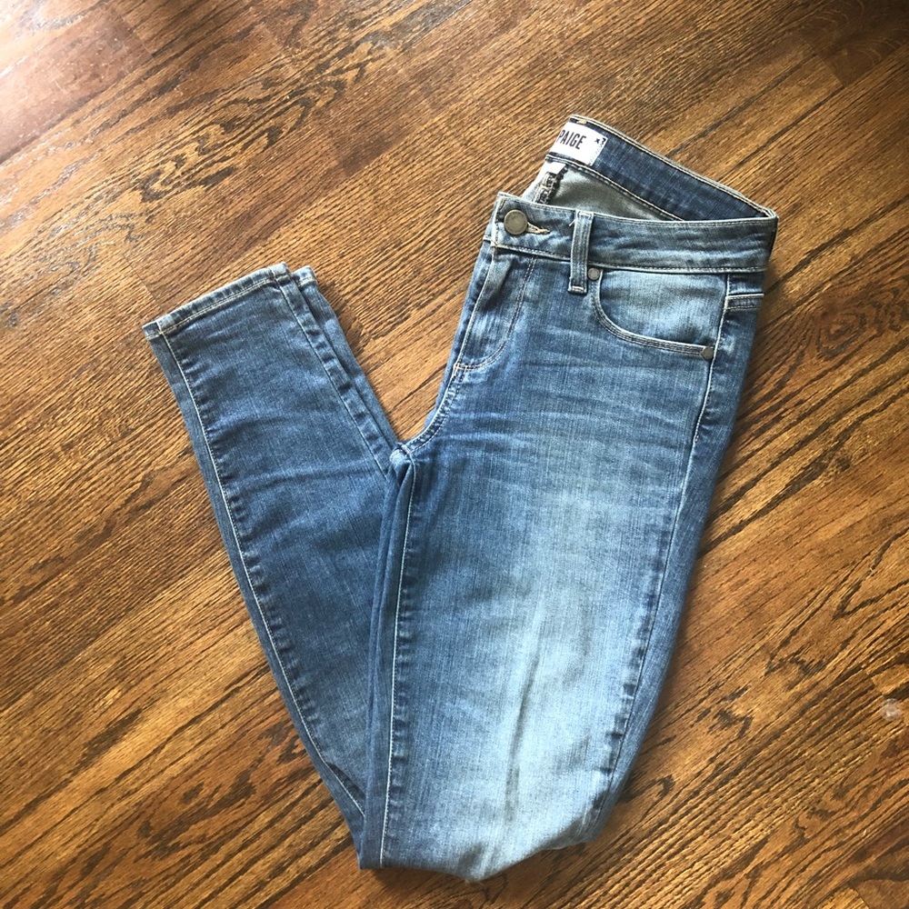 PAIGE Denim: Distressed Ultra Skinny
